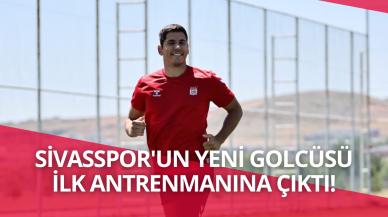 Sivasspor'un Yeni Golcüsü İlk Antrenmanına Çıktı!