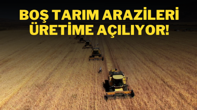 Boş Tarım Arazileri Üretime Açılıyor!