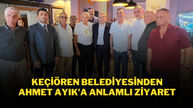 Keçiören Belediyesinden Ahmet Ayık’a Anlamlı Ziyaret