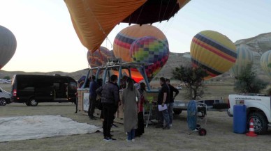 Kötü Hava Koşulları Kapadokya'da Balon Turlarını Felç Etti