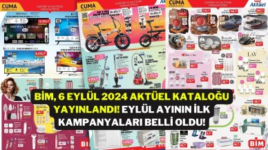 BİM,  6 Eylül 2024 Aktüel Kataloğu Yayınlandı! Eylül ayının ilk kampanyaları belli oldu!