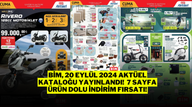 BİM,  20 Eylül 2024 Aktüel Kataloğu Yayınlandı!  7 Sayfa Ürün Dolu İndirim Fırsatı!