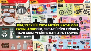 BİM,  13 Eylül 2024 Aktüel Kataloğu Yayınlandı! BİM,  Fırsat Ürünlerinden Bazılarını Yeniden Raflara Taşıyor