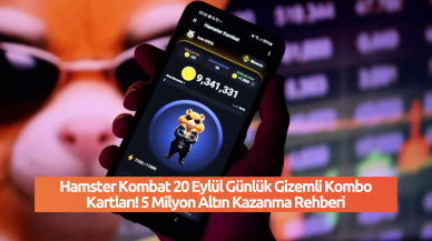 Hamster Kombat 20 Eylül Günlük Gizemli Kombo Kartları! 5 Milyon Altın Kazanma Rehberi