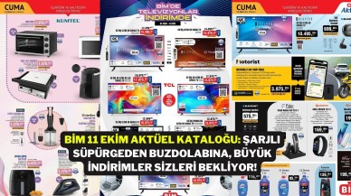 BİM 11 Ekim Aktüel Kataloğu: Şarjlı Süpürgeden Buzdolabına,  Büyük İndirimler Sizleri Bekliyor!