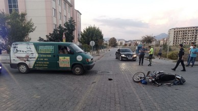 Gazipaşa’da Motosiklet ile Panelvan Minibüs Çarpıştı: 1 Yaralı