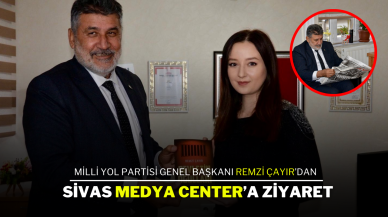 Milli Yol Partisi Genel Başkanı Remzi Çayır’dan Sivas Medya Center’a Ziyaret