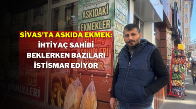 Sivas'ta Askıda Ekmek: İhtiyaç Sahibi Beklerken,  Bazıları İstismar Ediyor