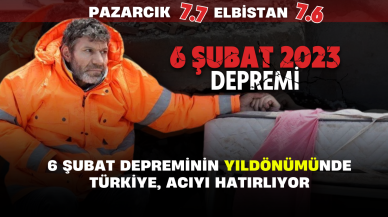 6 Şubat Depreminin Yıldönümünde Türkiye,  Acıyı Hatırlıyor