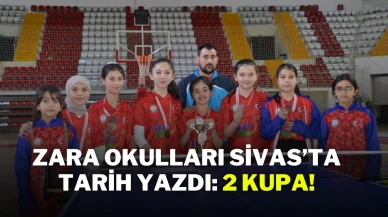 Zara Okulları Sivas’ta Tarih Yazdı: 2 Kupa!