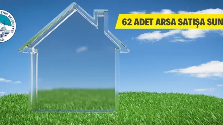 Kayseri'de 62 adet arsa satışı