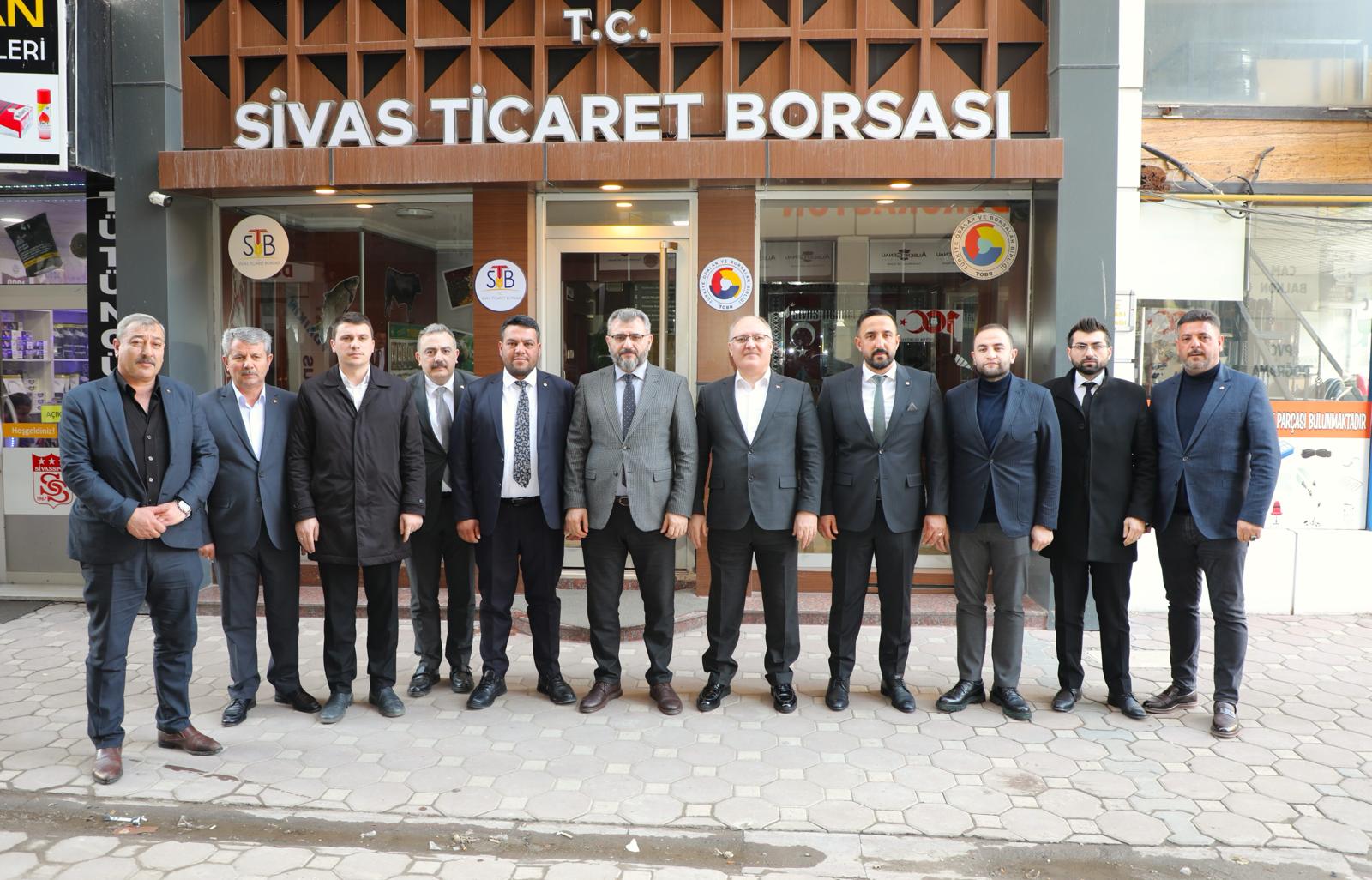 Hilmi Bilgin Ticaret Borsası Ziyareti